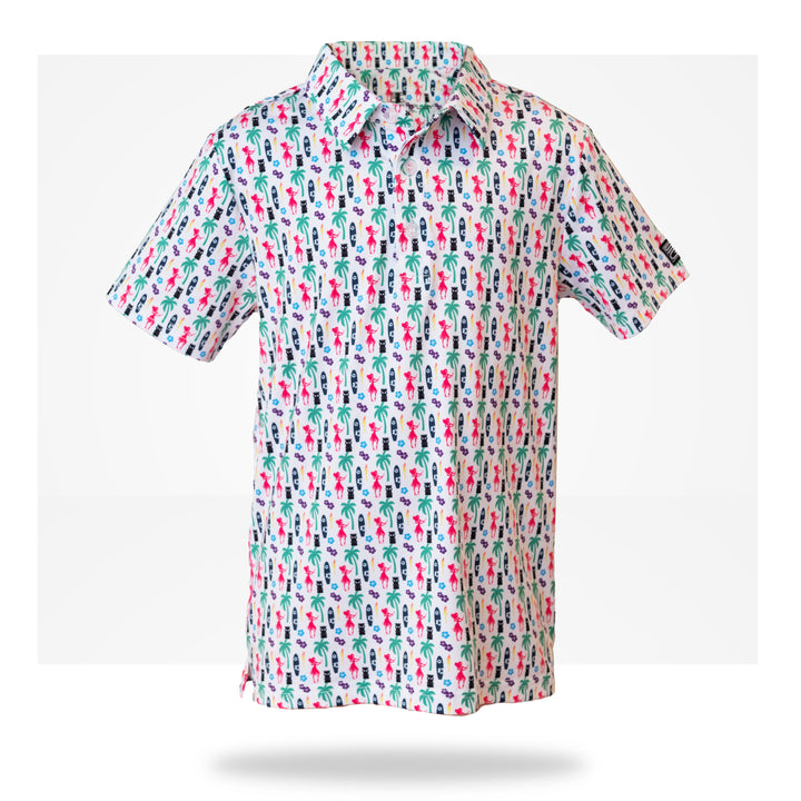 "Leis Up" Youth Polo