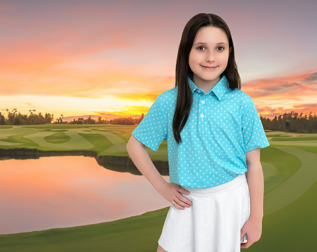 Summer Palm Youth Polo