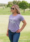 Golf Now, Wine Later Women's T-Shirt