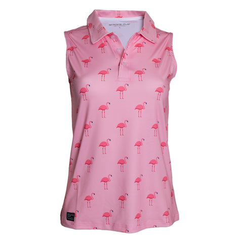 Dainty Flamingo Women's Polo