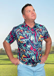 Electric Palms Men's Golf Polo
