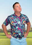 Electric Palms Men's Golf Polo