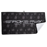 Stroke Play Whiskey Golf Towel